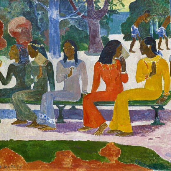 13x19" Art Print - Paul Gauguin mid century paint, whimsical painting prints - Picture 2 of 2